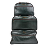 Premium Plain Leather Green Travel Duffle Bag Set (3 Bags)